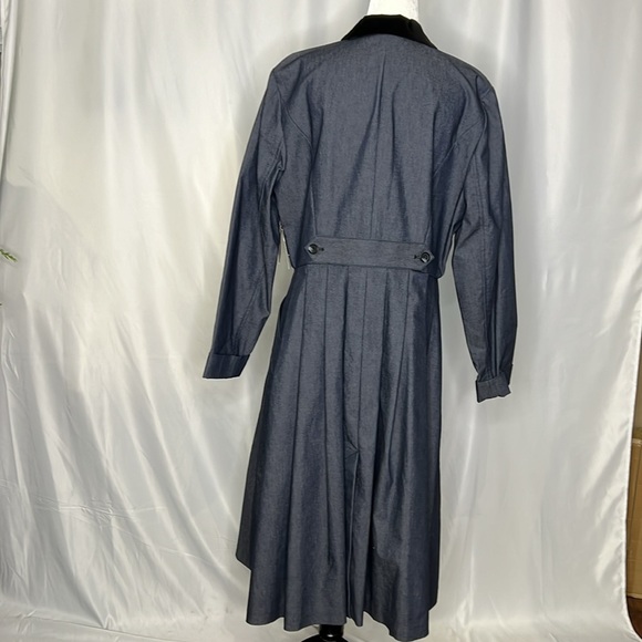 NWT Vintage Liz Claiborne Women's Button Down Dress Duster Coat - Picture 4 of 16
